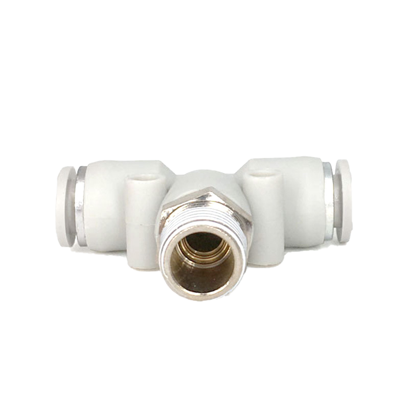 PEB04 02 Nối nhanh tê ren ngoài Airtac (PEB04-02 Màu trắng) - Ảnh 2