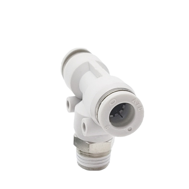 PEB04 02 Nối nhanh tê ren ngoài Airtac (PEB04-02 Màu trắng) - Ảnh 3