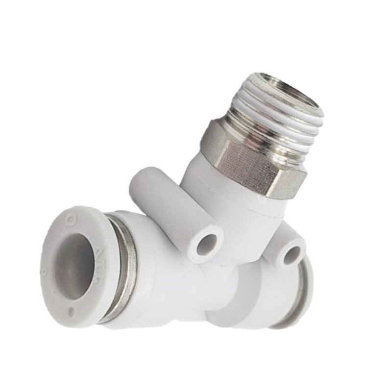PEB04 02 Nối nhanh tê ren ngoài Airtac (PEB04-02 Màu trắng) - Ảnh 4