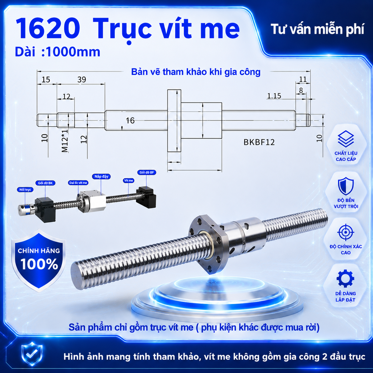 Trục vít me SFU1620