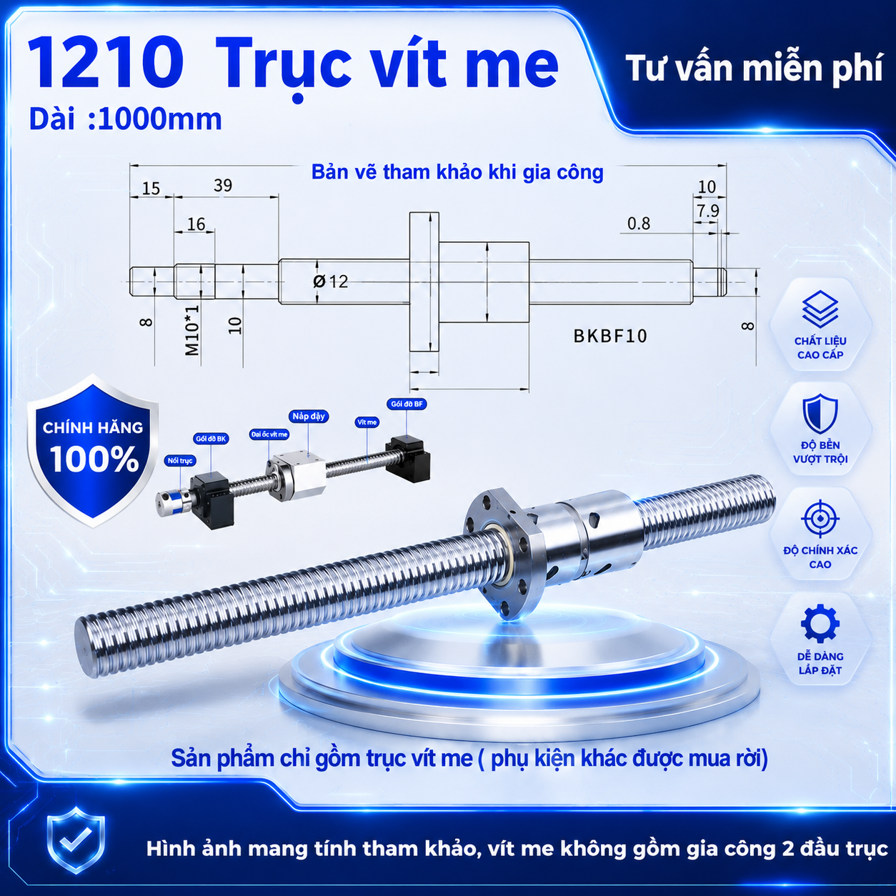 Trục vít me SFU1210
