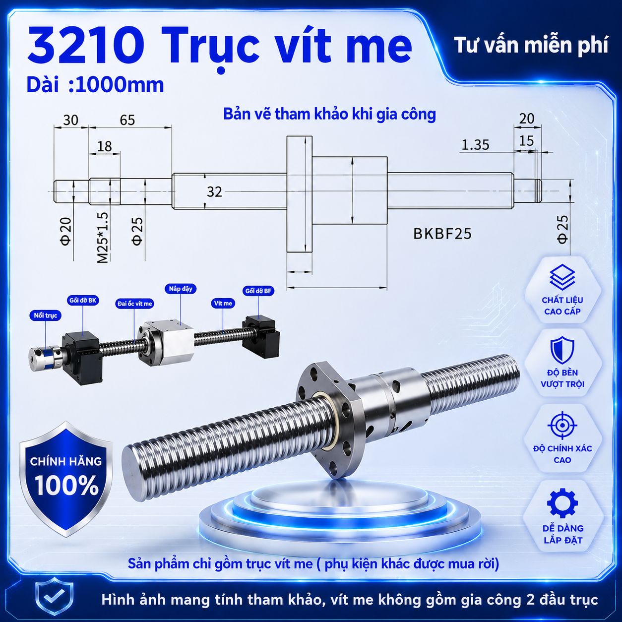 Trục vít me SFU3210