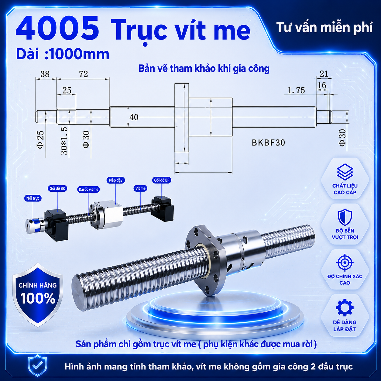Trục vít me SFU4005