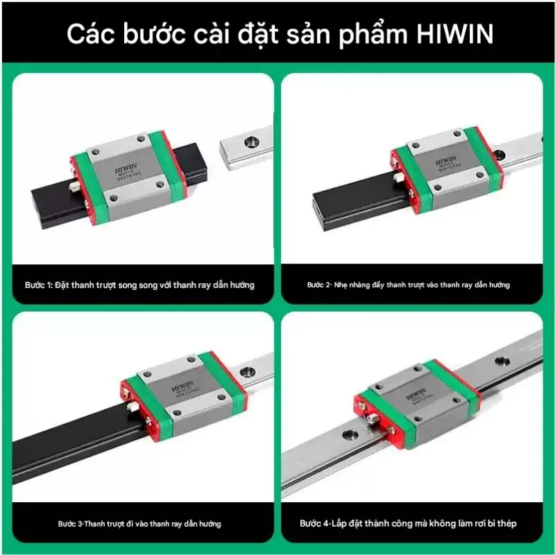 Con trượt Hiwin MGW9C, MGW12C, MGW15C - Ảnh 2