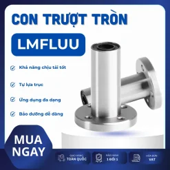 Con trượt tròn mặt bích tròn thân dài LMF12LUU (Bi trượt tròn)