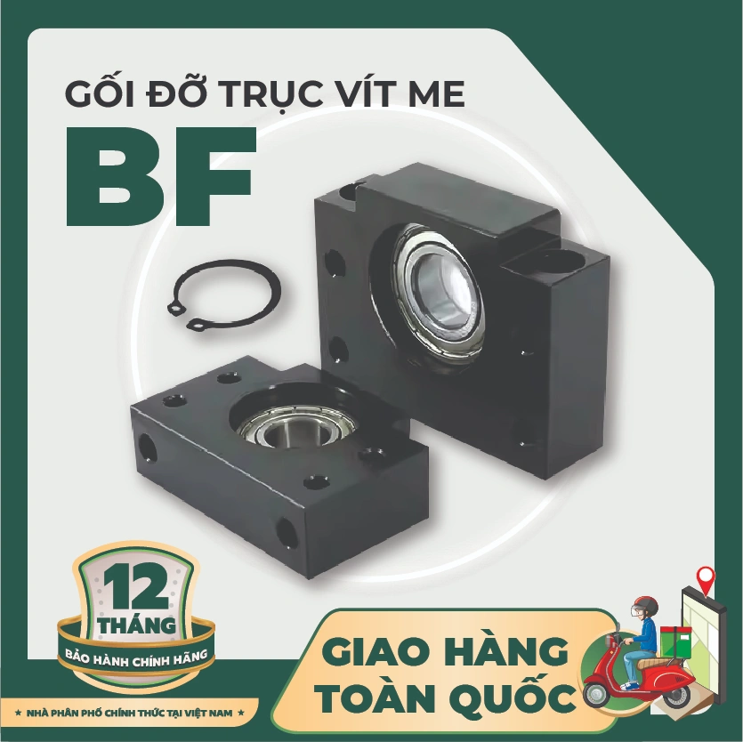 Gối đỡ trục vít me BF17