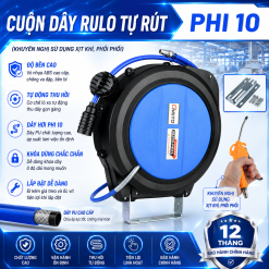 Cuộn Dây Khí Nén Rulo Tự Rút Phi 10