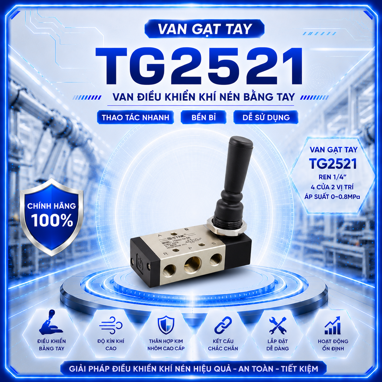Van Gạt Tay TG2521 Chính Hãng