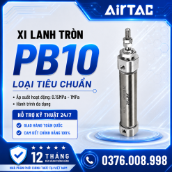 Xi Lanh Tròn Mini PB10 Series Chính Hãng