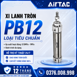 Xi Lanh Tròn Mini PB12 Series Chính Hãng