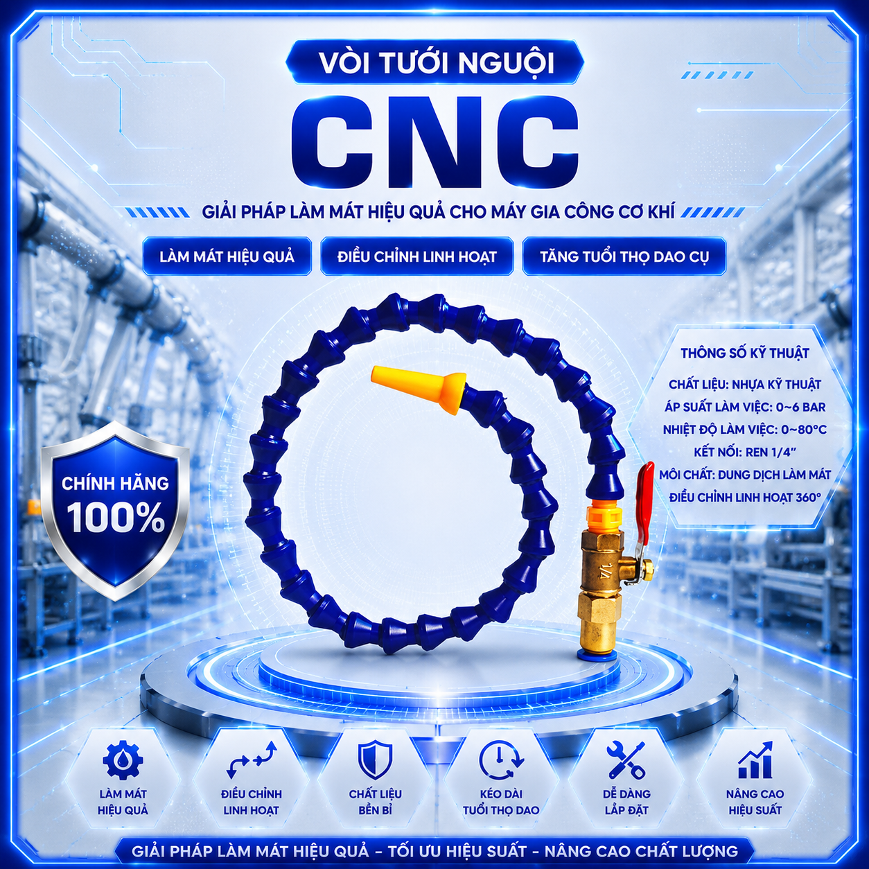 Vòi Tưới Nguội Chính Hãng