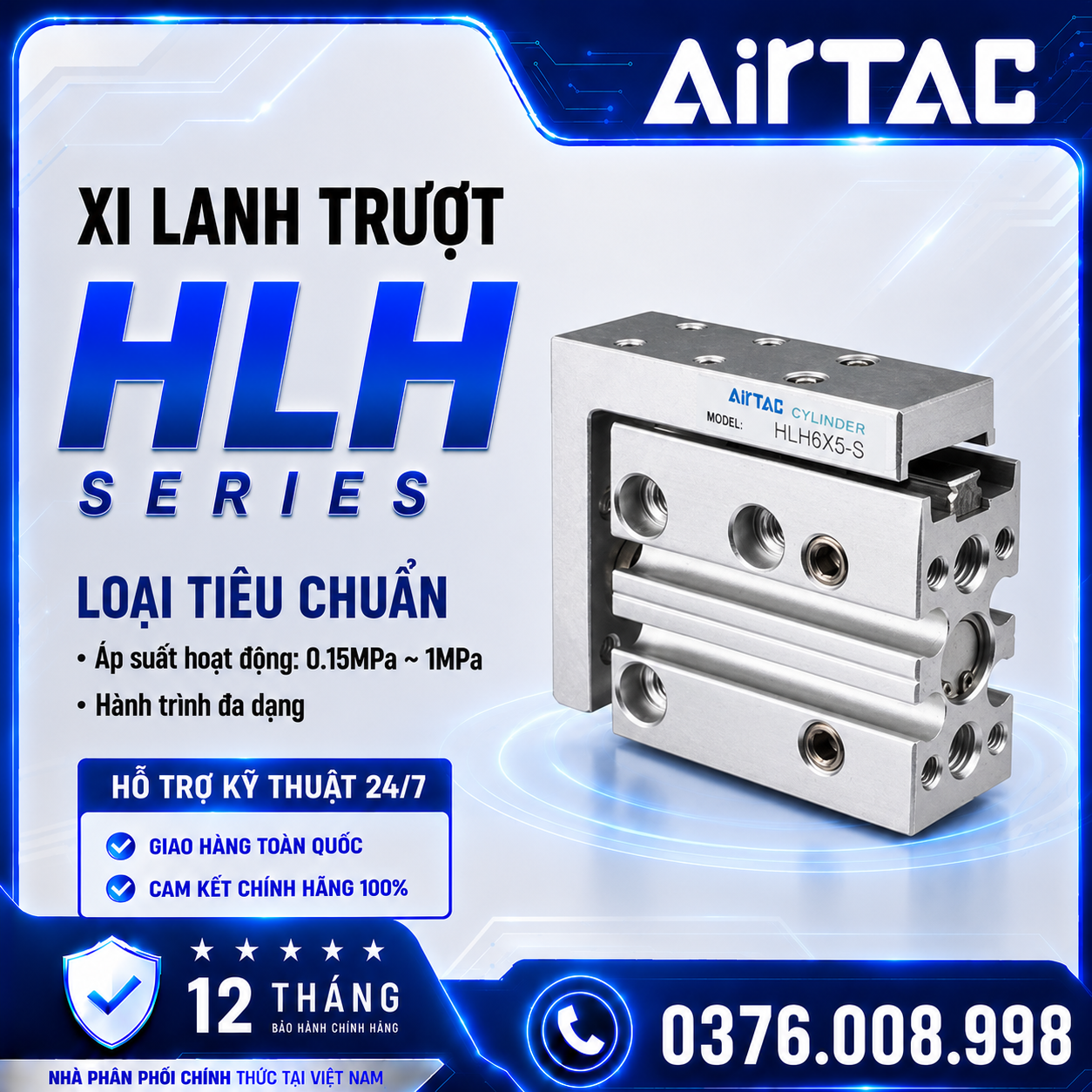Xi Lanh Trượt HLH Series