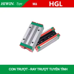 Con trượt vuông Hiwin HGL15CA, HGL20CA, HGL25CA, HGL30CA, HGL35CA, HGL45CA, HGL55CA