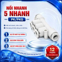 Cút Nối Chia 5 PK/PKG10 Series