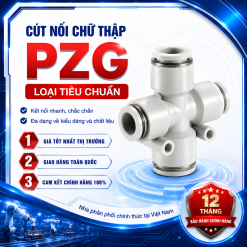 Cút Nối Chữ Thập PZG12-SERIES