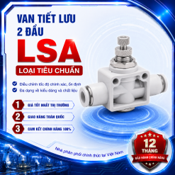 Van Tiết Lưu 2 Đầu Ống Tròn LSA16 Chính Hãng