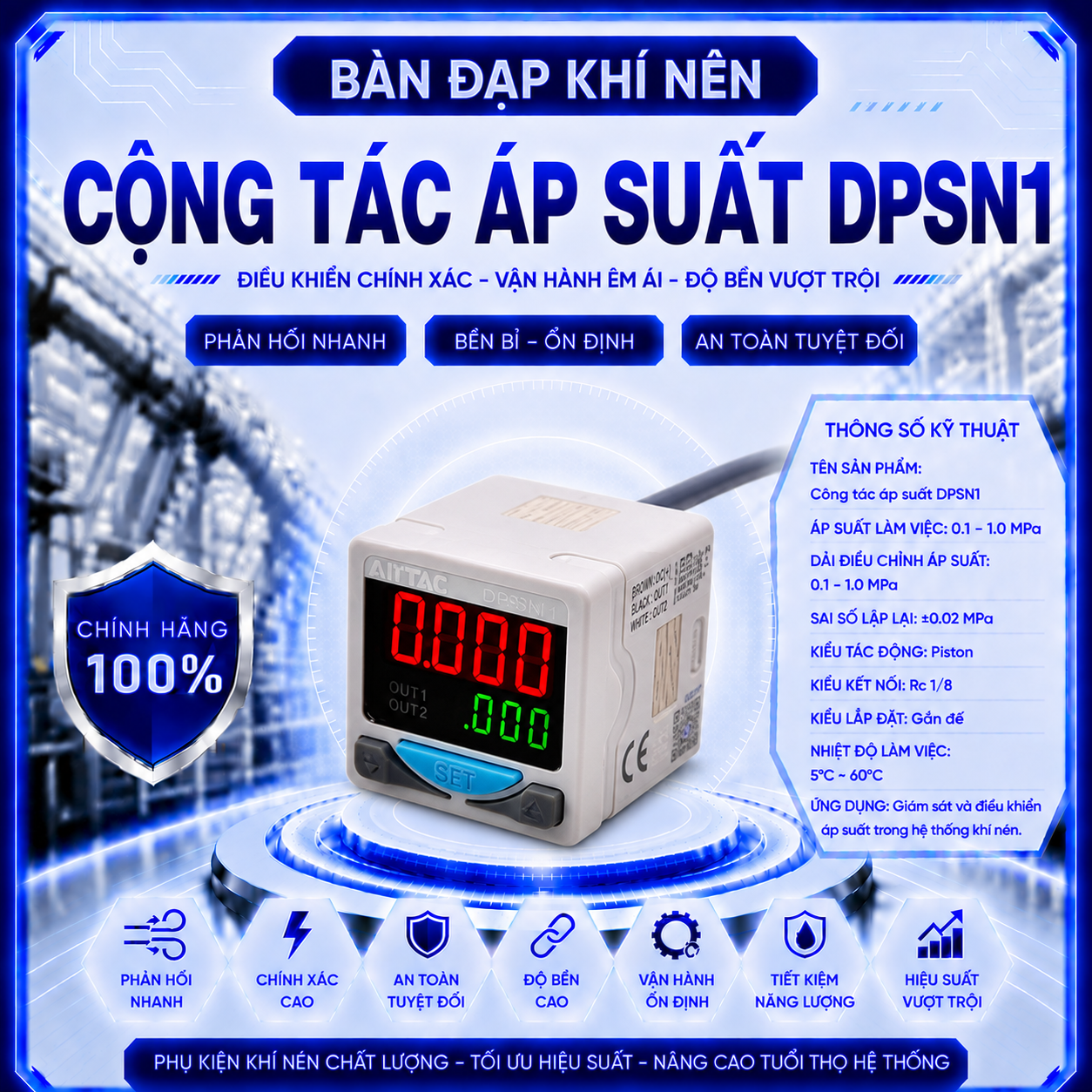 Công Tắc Áp Suất DPSN1